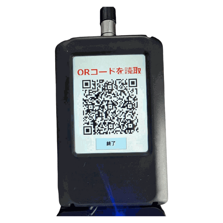 KINETIC LAB-Link 専用センサー QRコード読取画面